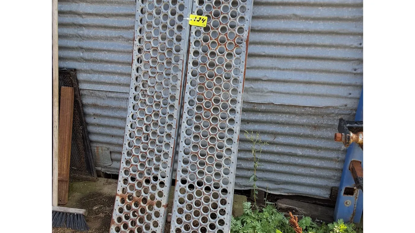 (2) Mesh Steel Ramps