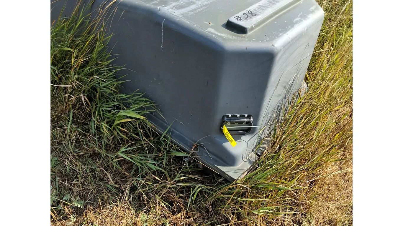Fiberglass Ammo Box 32" x 57" x 21"H