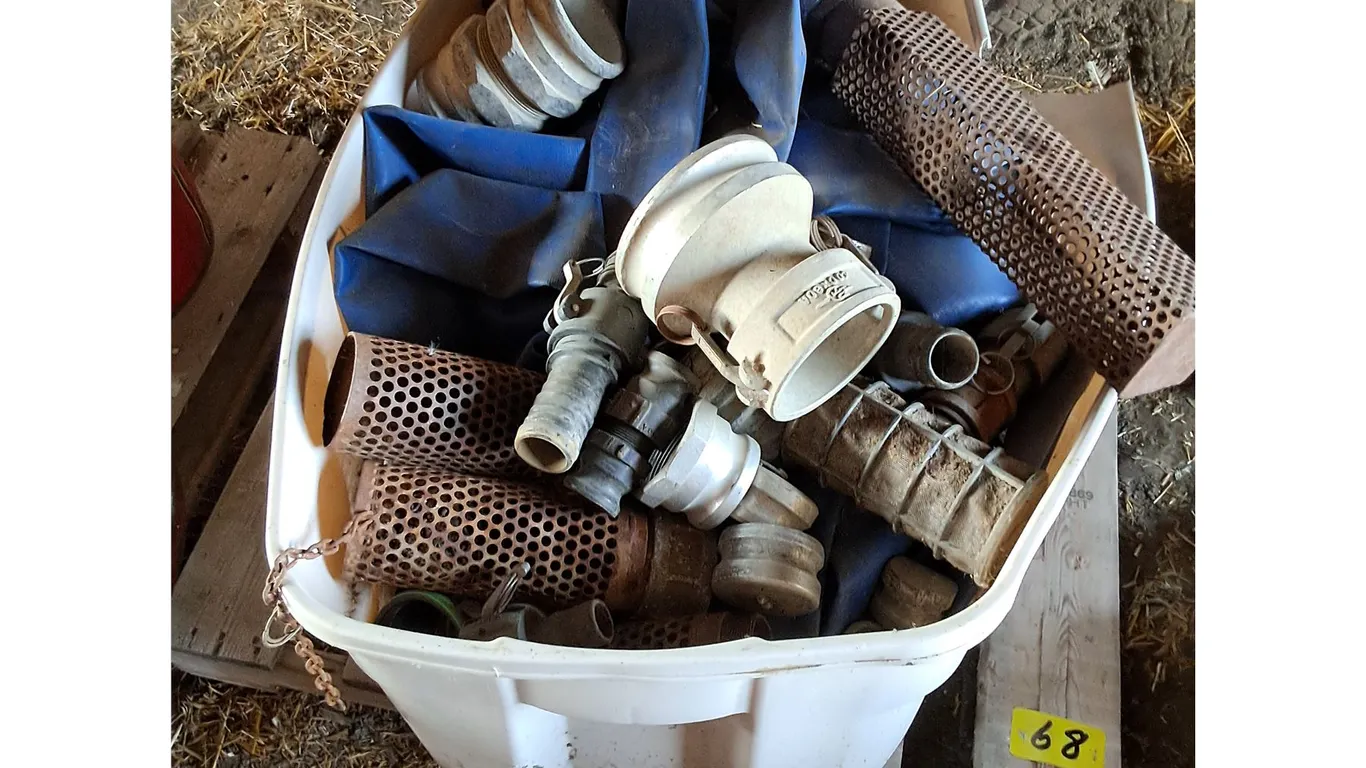 4-6in Couplers, 3 in Hose