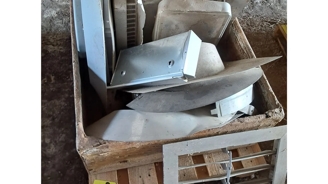 (3) Pallets of Vents, Electrical Covers, Lights, Misc, Ballasts, Propane Water Heater