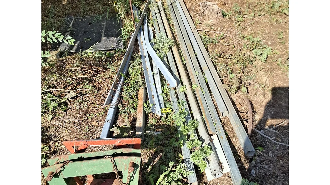 Various Length Galvanized Metal Square Tubing - Longest 12', Benders
