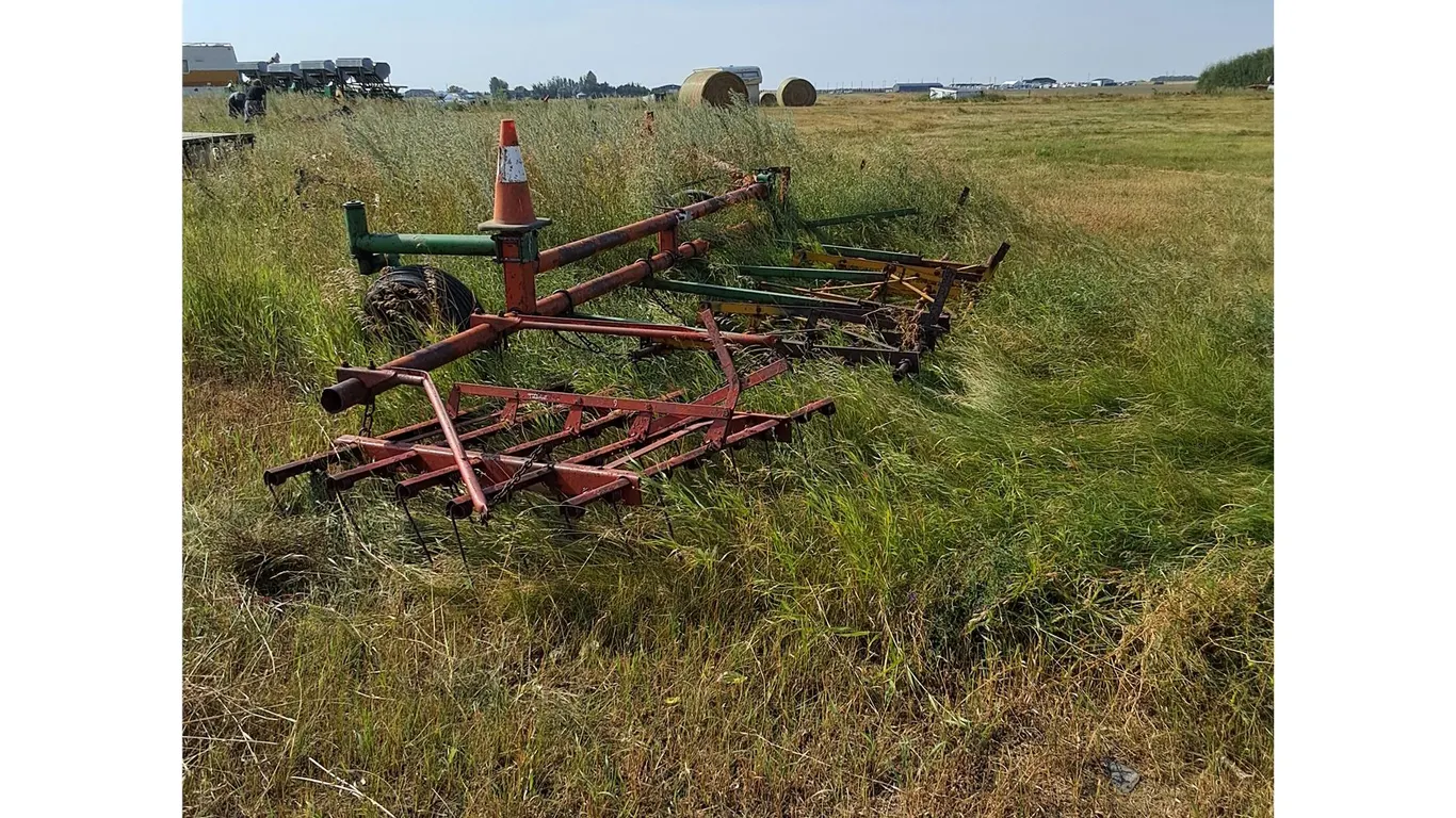 50 ft. (9)Spring Tooth Harrows Plus 4 Extra Sections
