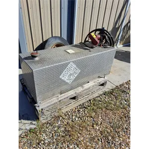 Fill-Rite 100 Gallon Checkerplate Fuel Tank w/20 GPM 12 VDC Pump - Includes Hose & Nozzle