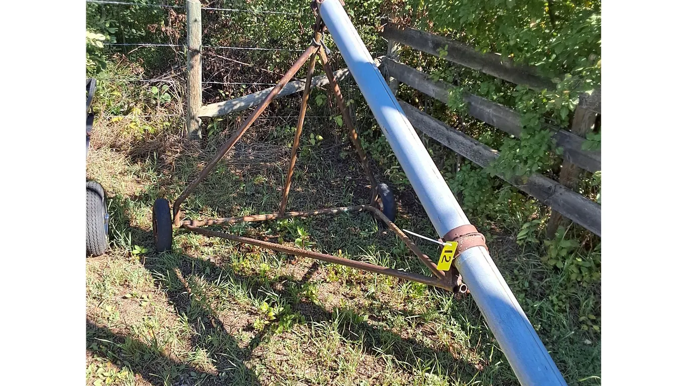 15.5' Pencil Auger w/4" Diameter, Electric Motor