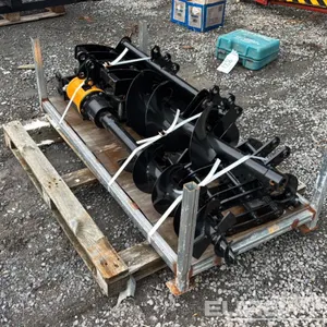 Unused 20" Rake, Ripper, Manual QH, Manual 5 Finger Grab, 300mm & 200mm Hydraulic Auger Flight & Drive, 32" Ditching, 8" Digging Bucket 25mm Pin to su
