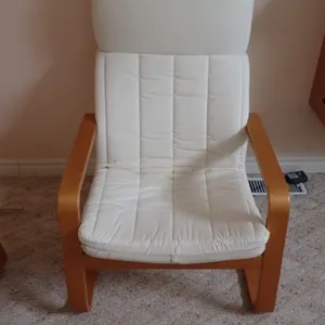IKEA Bentwood Cantilever Lounge Chair with Ottoman #2