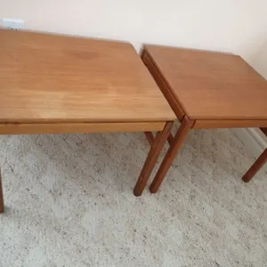 Pair of 1960s Tingströms “Casino” Side Tables by Engström & Marstrand