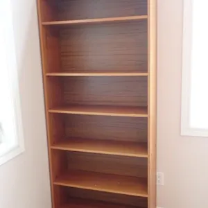 Tall Oak-Look Bookcase