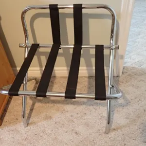 2 Excel Chrome Folding Luggage Rack