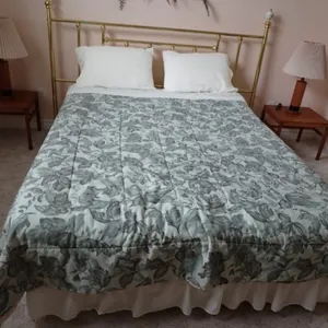 Brass Accent Double Bed