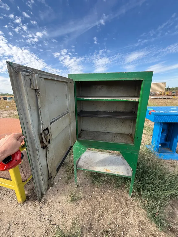 Green Storage Cabinet