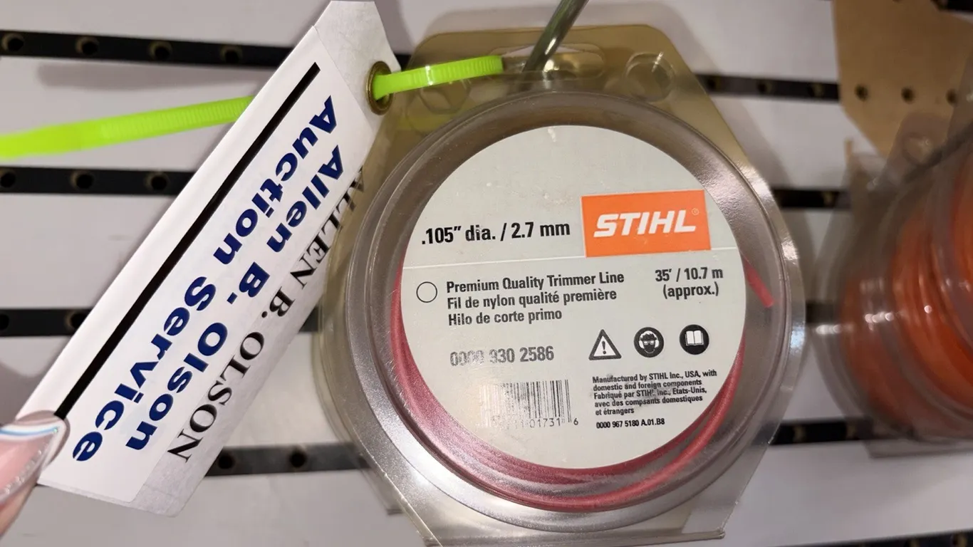 4 - NEW/UNUSED PACKAGES OF STIHL 0.105" GRASS TRIMMER LINE