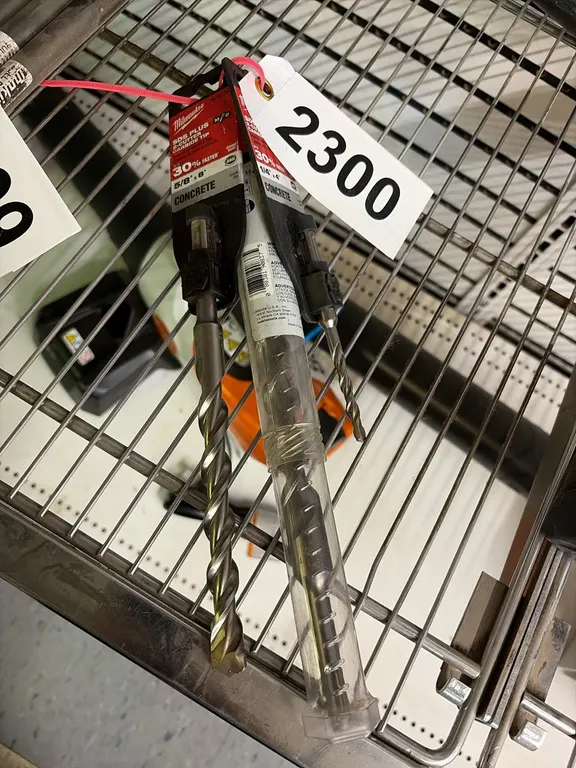 3 - NEW/UNUSED CONCRETE DRILL BITS