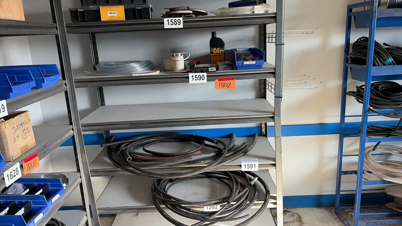 48"Lx18"Wx6'H 7 SHELF SHELVING UNIT