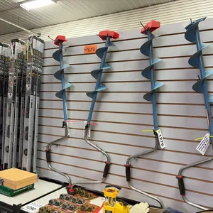 DOUBLE SIDED SLIDING HOOKS DISPLAY BOARD 8'Lx4'H ON 7' LEGS