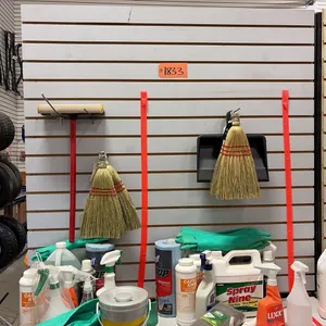 DOUBLE SIDED SLIDING HOOKS DISPLAY BOARD 4'Hx4'L ON 7' LEGS