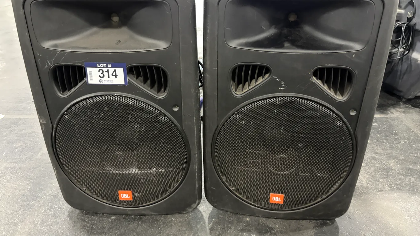 (2) JBL EON15 G2 15" POWERED PA LOUDSPEAKERS