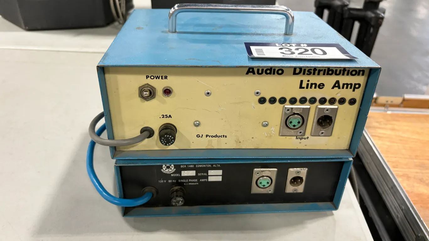 GJ PRODUCTS PROFESSIONAL AUDIO DISTRIBUTION LINE AMPLIFIER SYSTEM