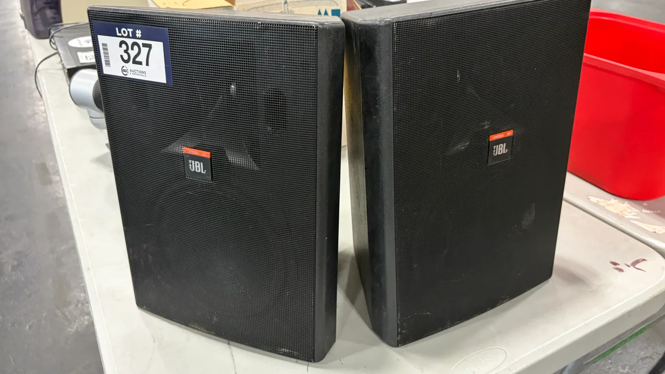 (2) JBL CONTROL 25T PROFESSIONAL INDOOR/OUTDOOR LOUDSPEAKERS