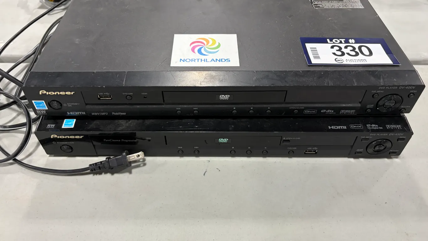 PIONEER DV-400V & PIONEER DV-410V DVD PLAYERS