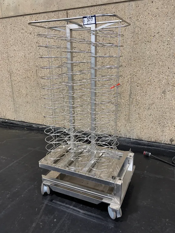 RATIONAL 60.22.182 MOBILE PLATE RACK FOR SCC 202 / CMP 202, 84-PLATE CAPACITY