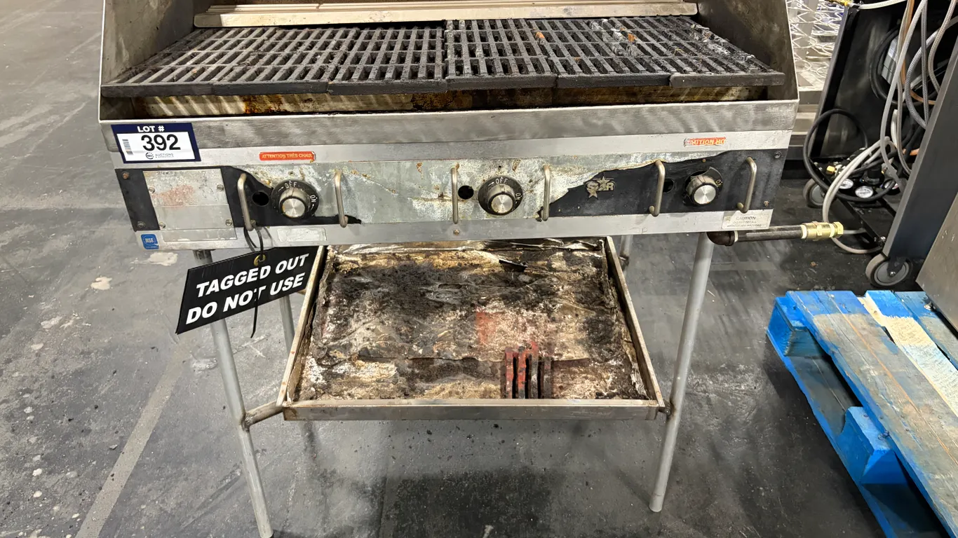STAR 6036 36" COMMERCIAL LAVA ROCK GAS CHARBROILER