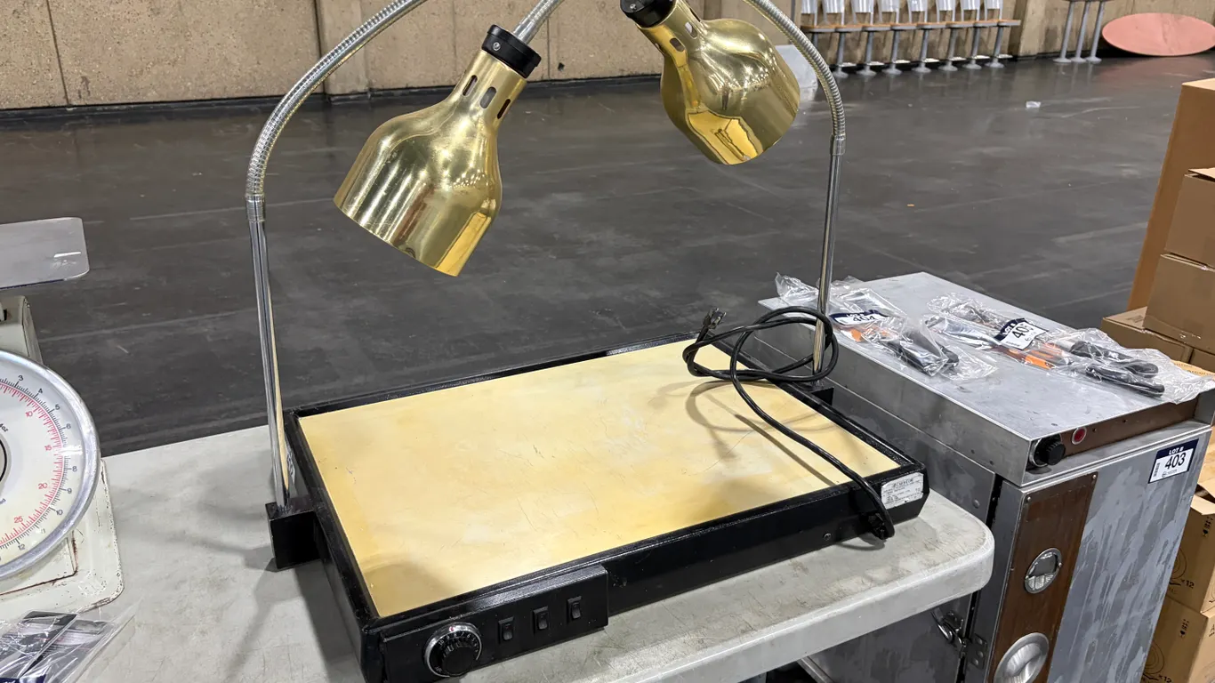 CRES COR CSH12210PB COMMERCIAL CARVING STATION WITH DUAL HEAT LAMPS