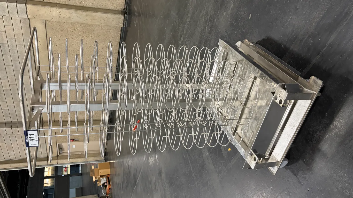 RATIONAL 60.22.182 MOBILE PLATE RACK FOR SCC 202 / CMP 202, 84-PLATE CAPACITY