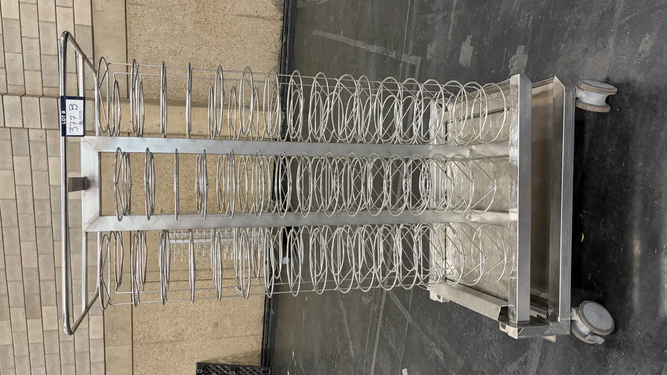 RATIONAL 60.22.182 MOBILE PLATE RACK FOR SCC 202 / CMP 202, 84-PLATE CAPACITY