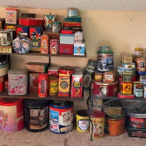 Lot of Collectible Advertising & Decorative Tins