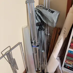 Lot of Artist Equipment, Tripods & Studio Supplies