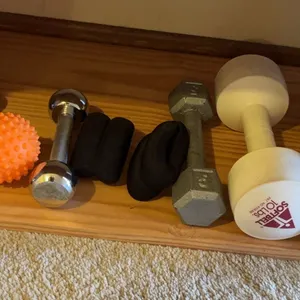 Assorted Dumbbells & Exercise Equipment Lot