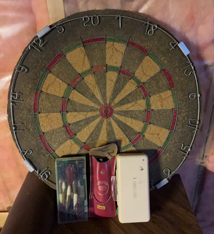 Dart Board & Darts Set