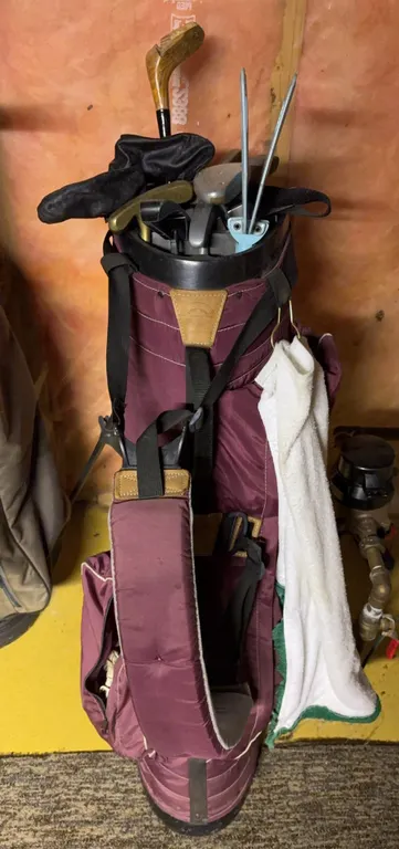 Golf Clubs & Carry Bag Lot
