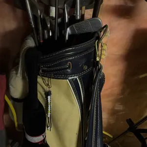 Vintage Golf Clubs & Staff Bag Collection