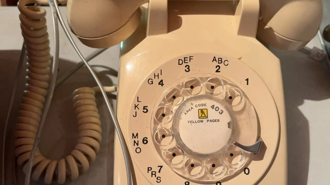 Vintage Rotary Dial Telephone