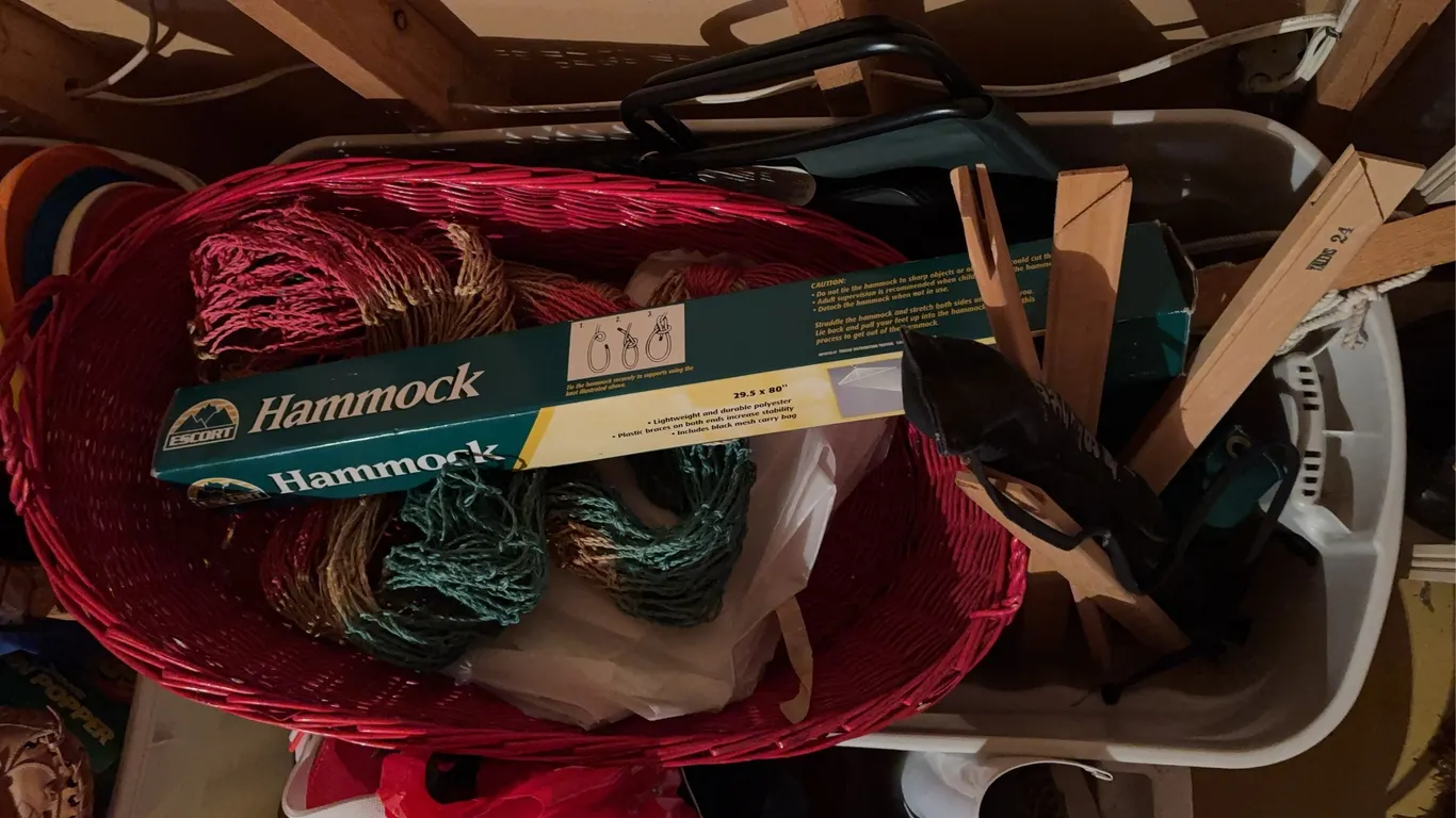 Patio Accessories, Hammock & Outdoor Utility Lot