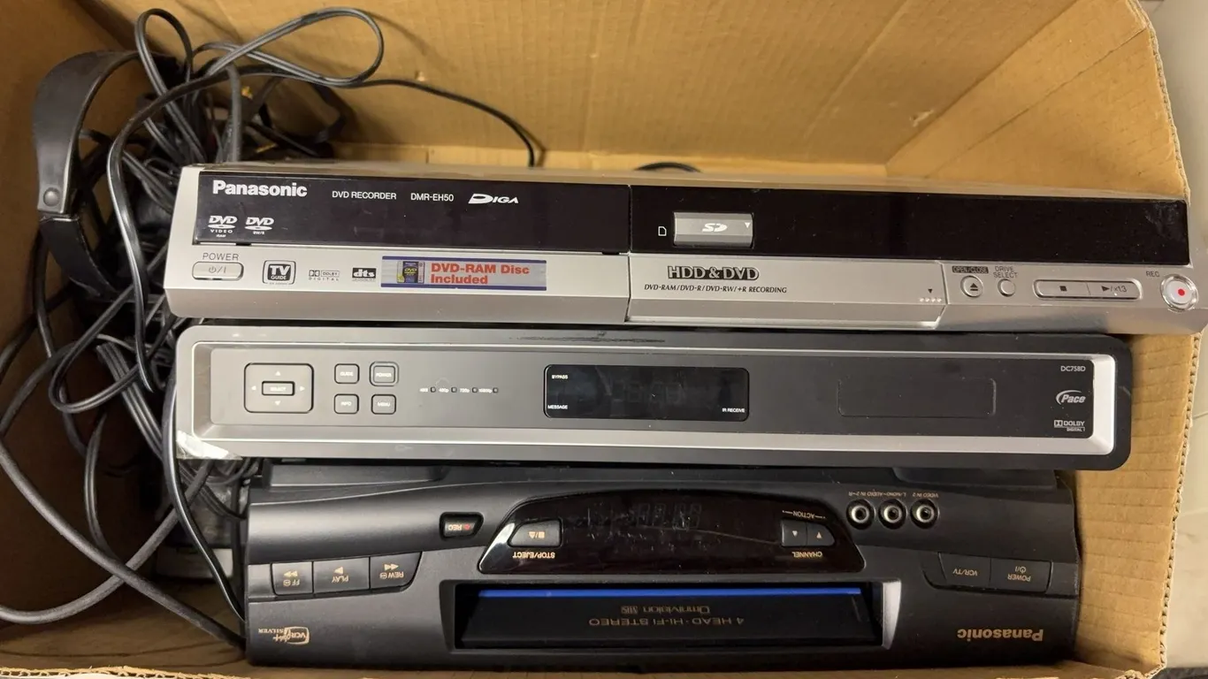 Panasonic DVD Recorders & VHS Player Lot