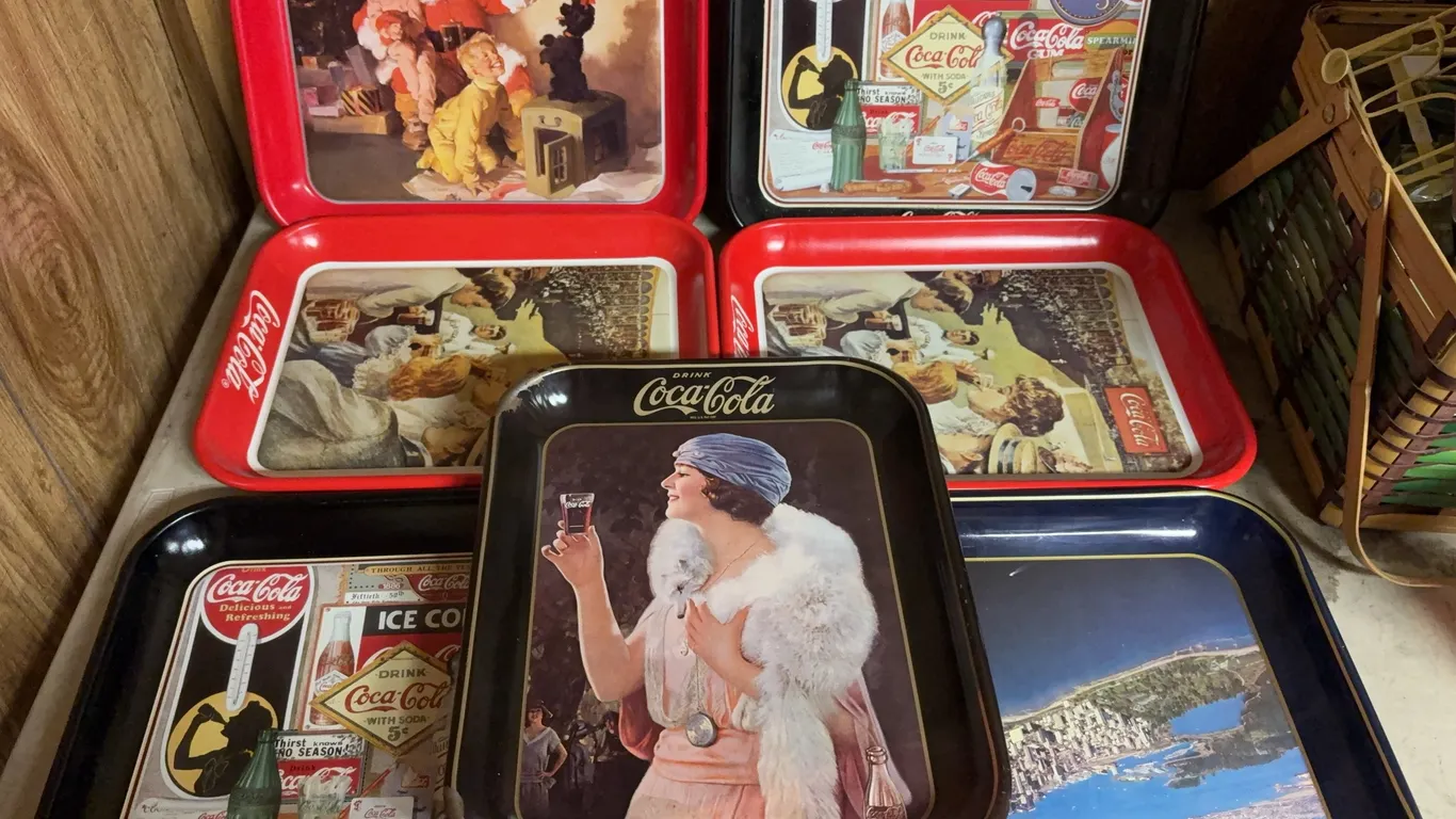 Coca-Cola Collector Serving Tray Lot