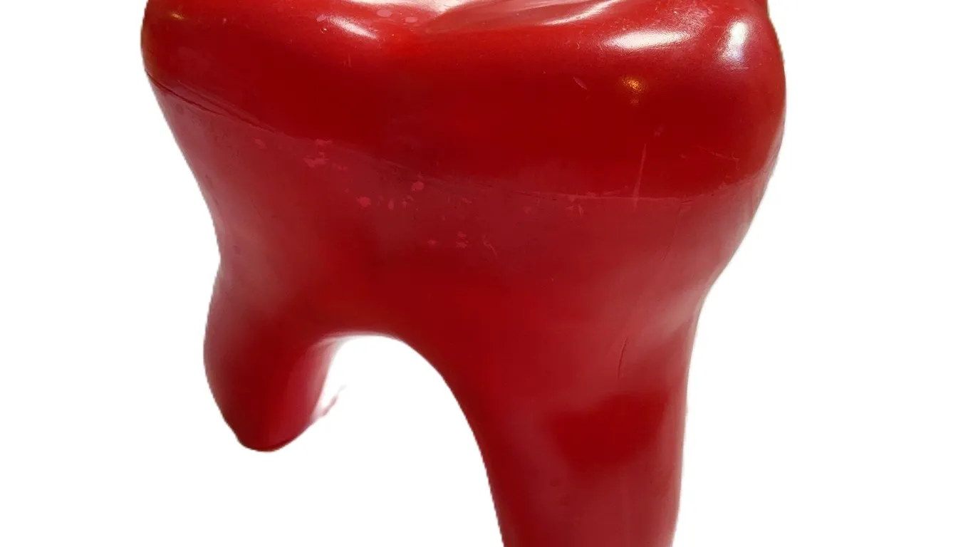 Vintage Blow Mould Plastic Tooth Stool