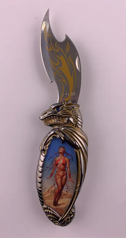 Boris Vallejo "Siren of the Sands" Fantasy Collector Knife
