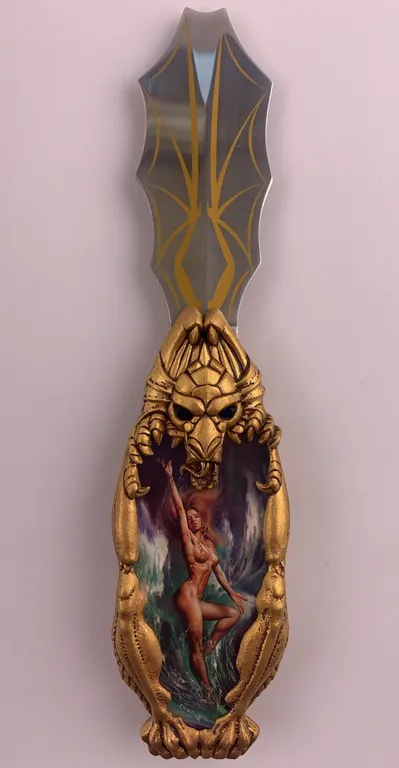Boris Vallejo "The Sorceress of the Waves" Fantasy Collector Knife