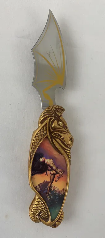 Boris Vallejo "The Spirit of Ecstasy" Fantasy Collector Knife