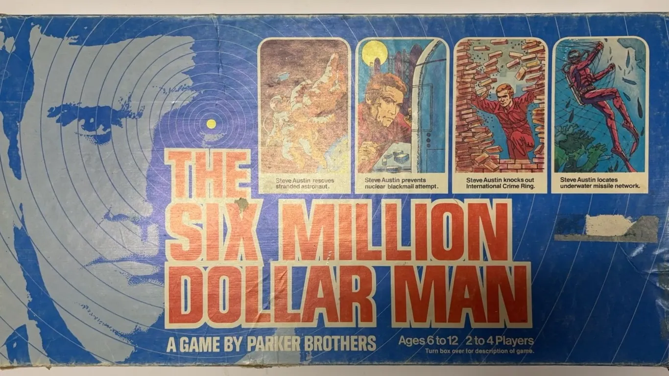 The Six Million Dollar Man Board Game by Parker Brothers