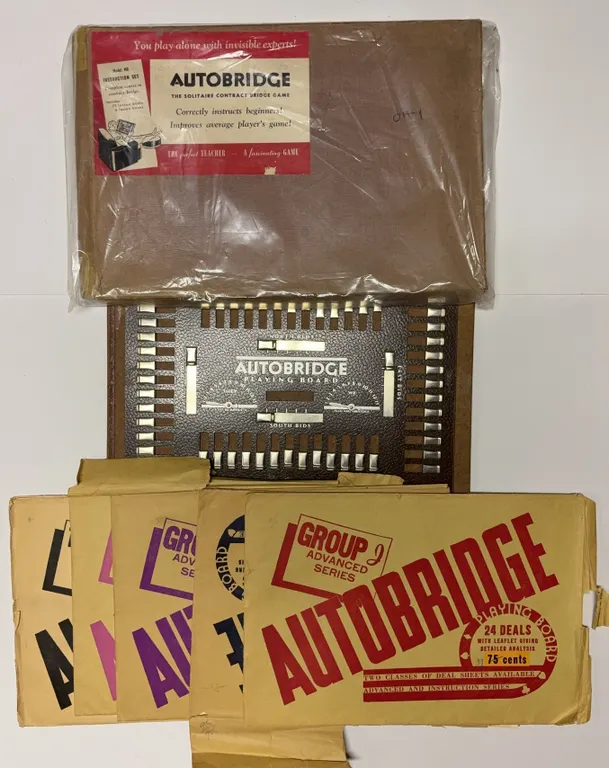 Vintage Autobridge Solitaire Contract Bridge Game