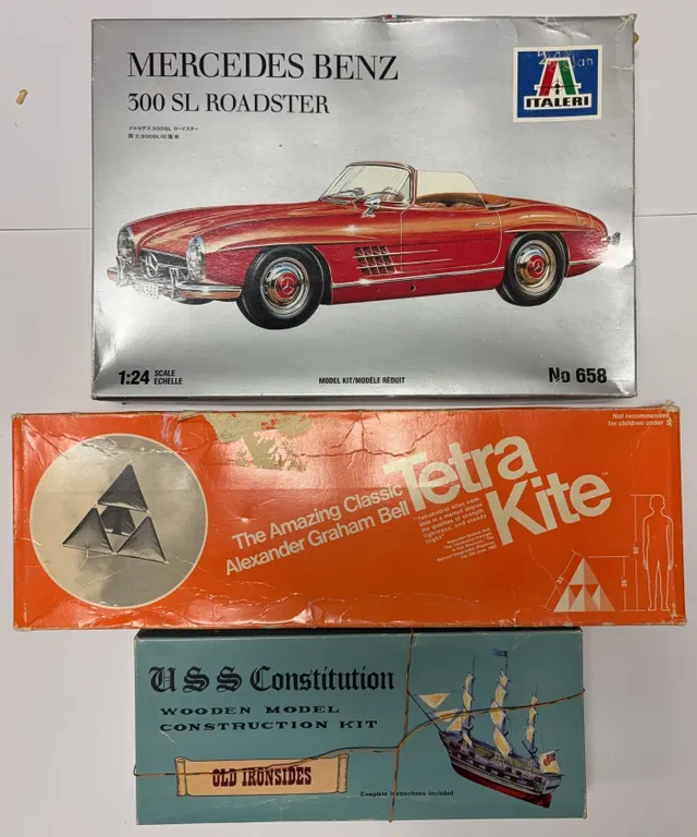 Vintage Model Kits & Tetra Kite Collection