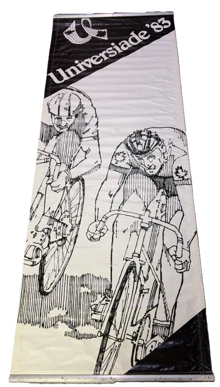 1983 Universiade Cycling Event Banner