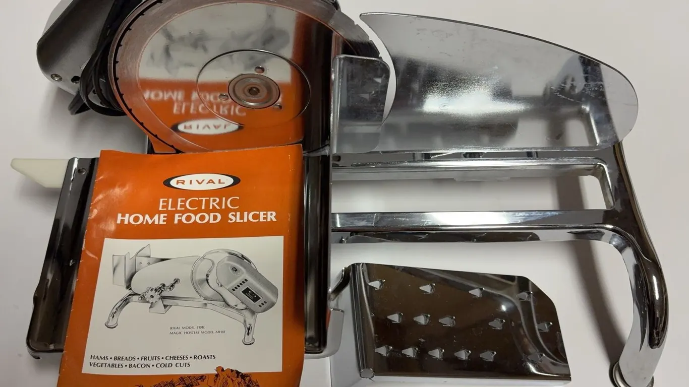 Rival Electric Home Food Slicer with Manual