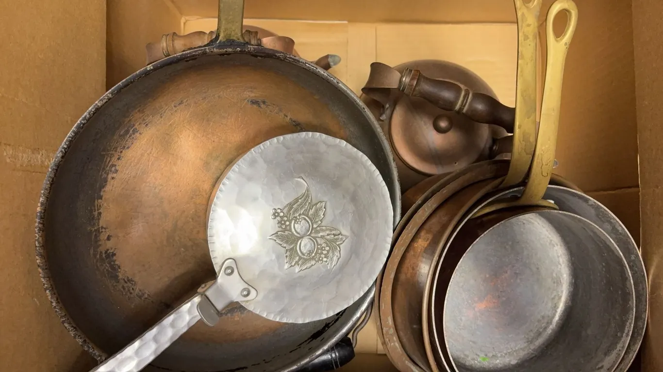 Vintage Copper Cookware & Kitchenware Collection