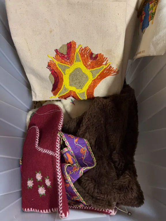 Handcrafted Textile Art, Fur Items & Indigenous-Style Crafts Lot